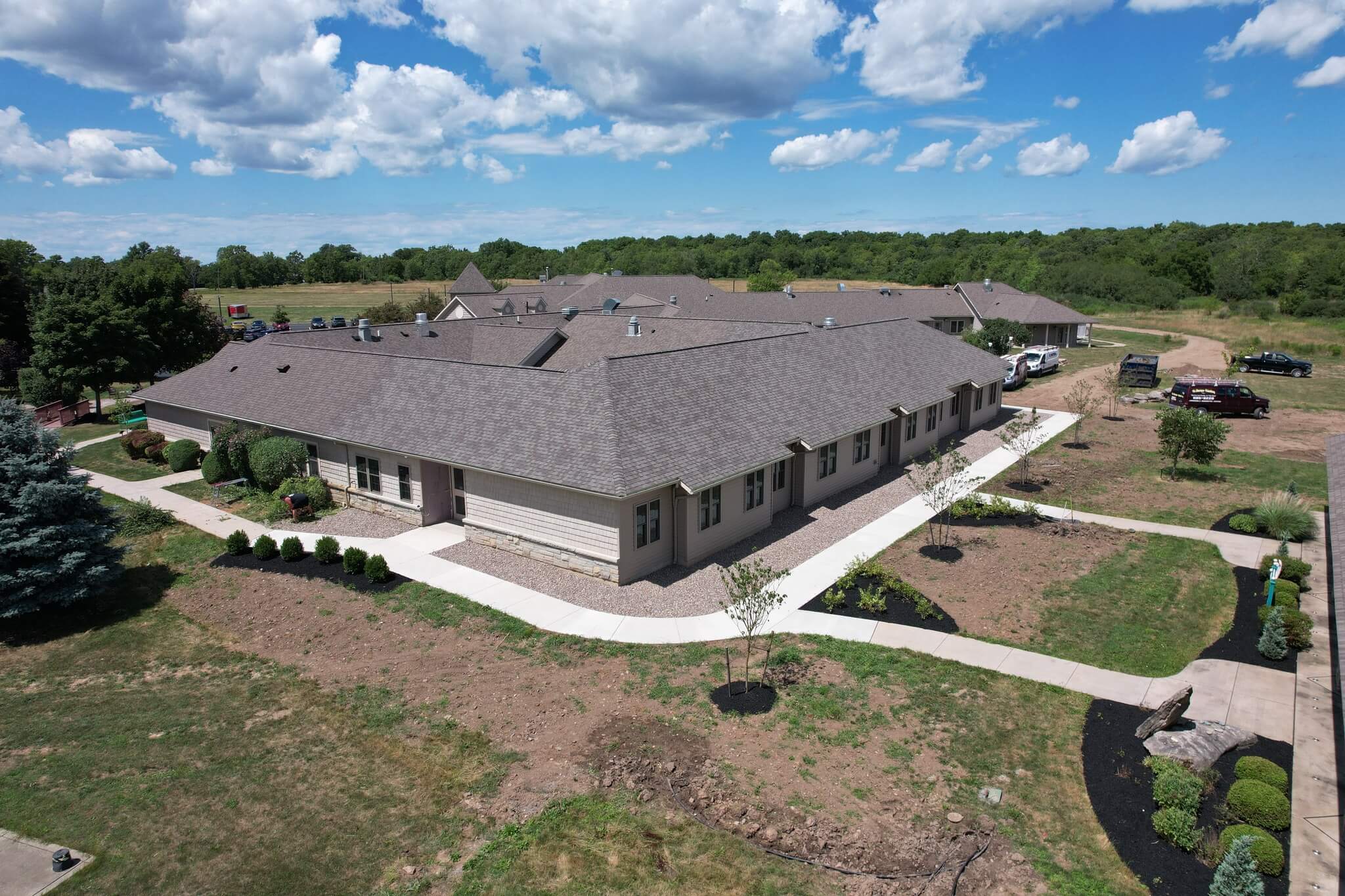 “Drone’s Eye” View of Hospice House Expansion